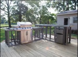 How to Build a BBQ Island With Steel Studs - East Coast Grill
